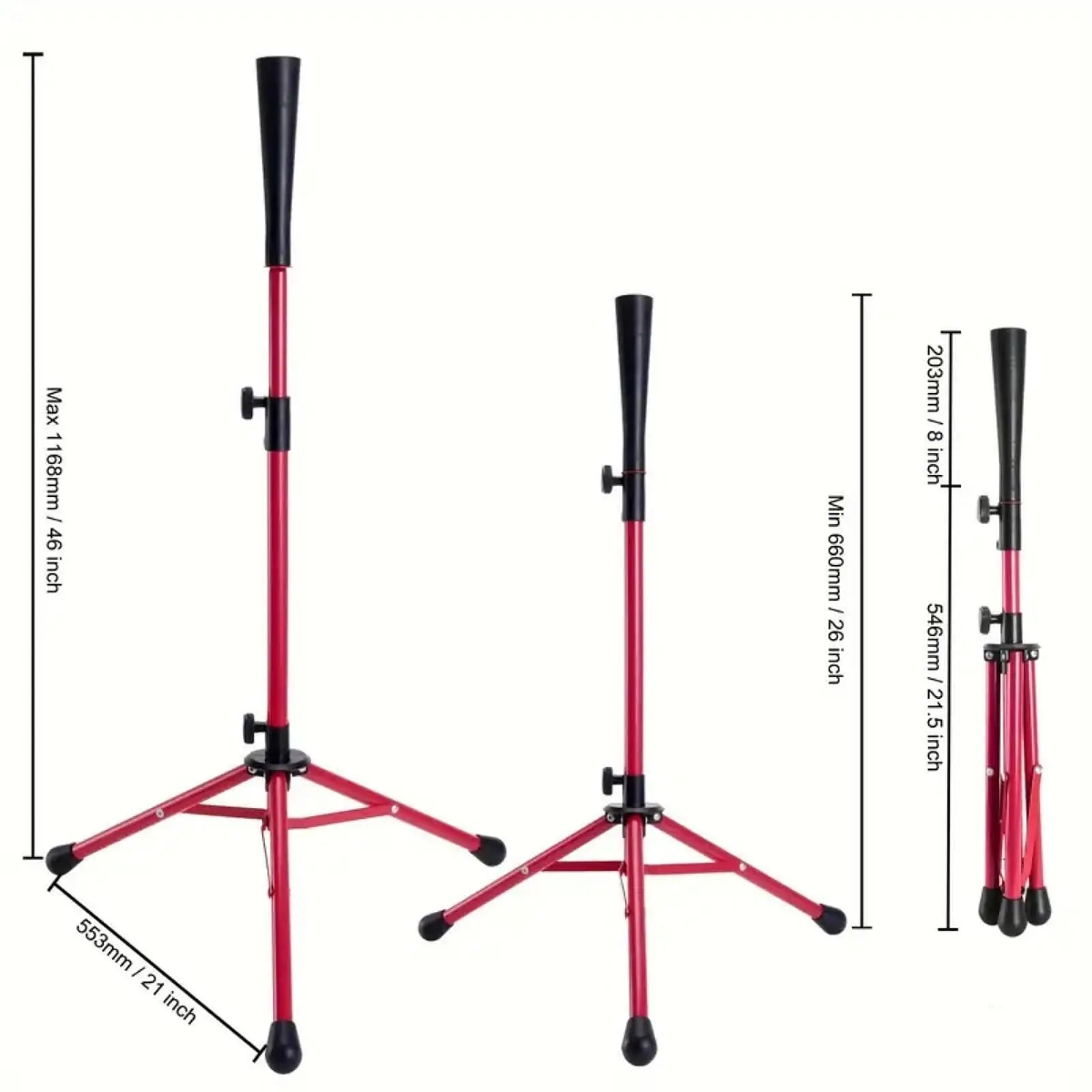 Heavy Duty Adjustable Batting Tee