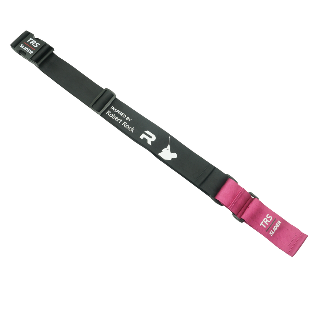 TRS Slider training aid extended view showing full strap with buckle and arm slot